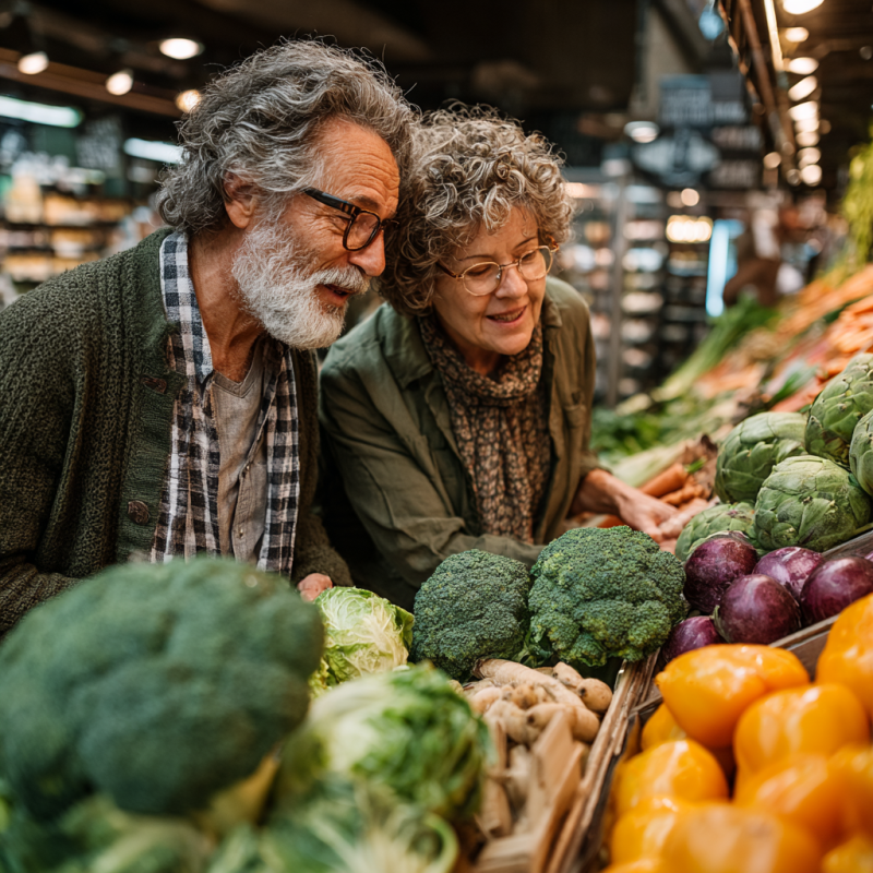 Nutritionist consultând un senior